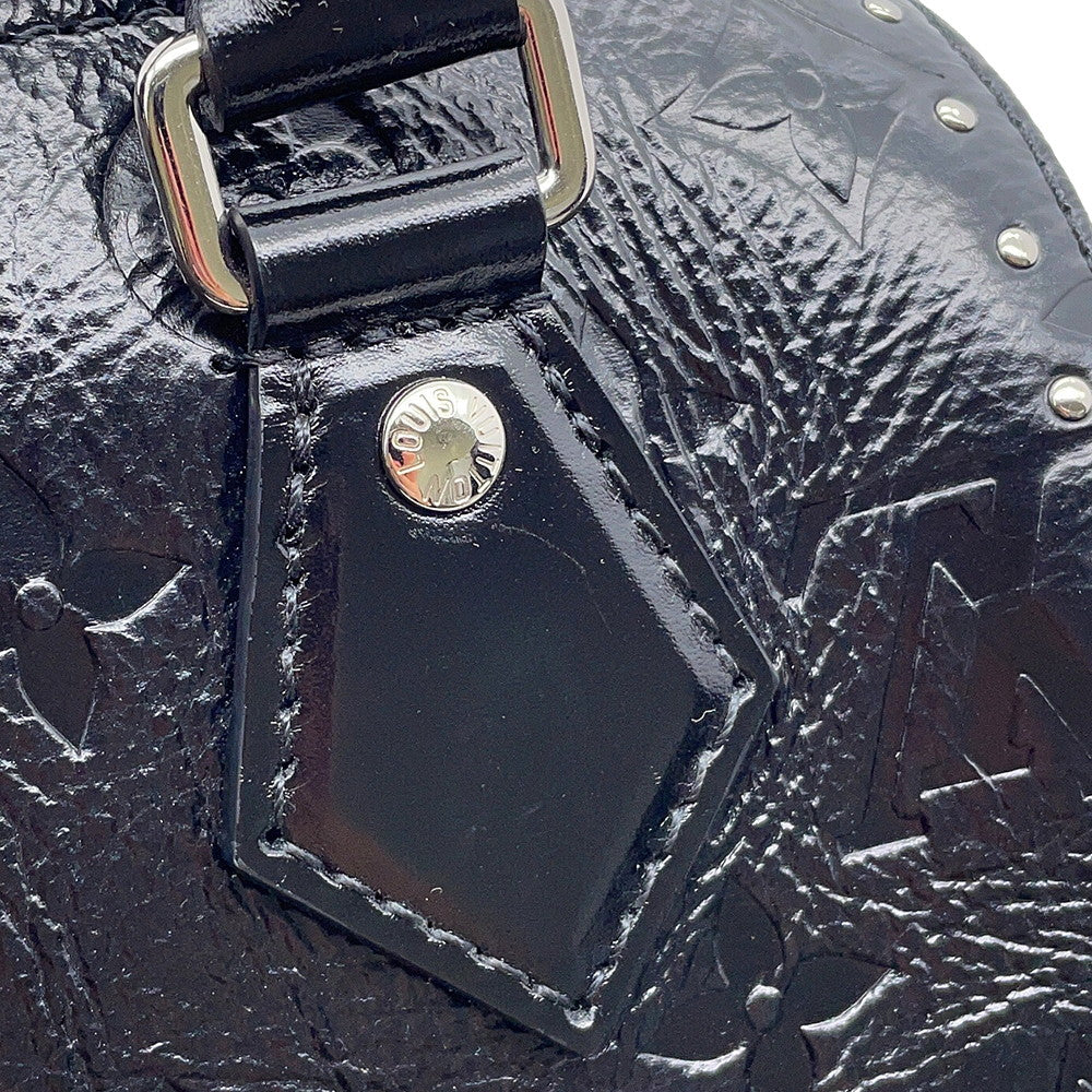 LOUIS VUITTON Speedy Trunk NoirM27921 Monogram Saga Size 20