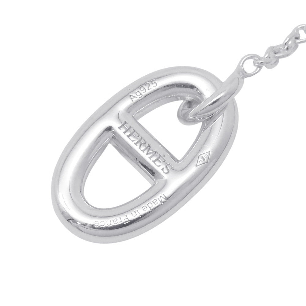 HERMES Chaine d'Ancre Farandole Earrings Size MM Silver SV925