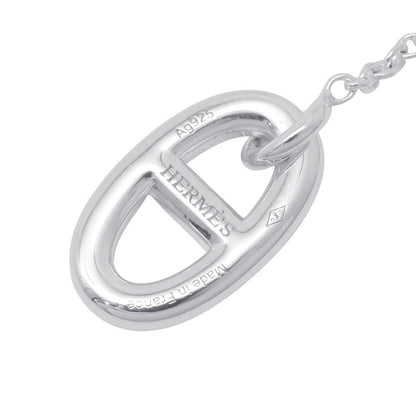 HERMES Chaine d'Ancre Farandole Earrings Size MM Silver SV925