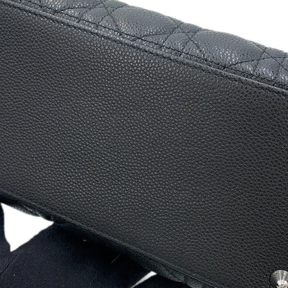 Dior Cannage Lady Dior 2WAY Handbag BlackM0565PWRT_M900 Grained CalfLeather Size Medium
