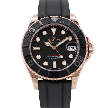 ROLEX Yacht-Master 37 W37mm 18K Pink Gold Black Dial268655