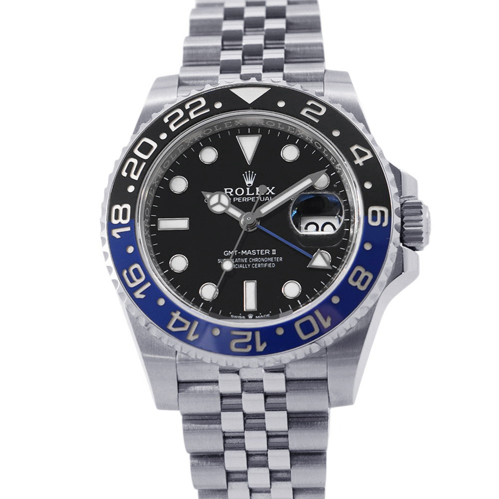 ROLEX GMT MasterII W40mm Stainless Steel Black Dial126710BLNR