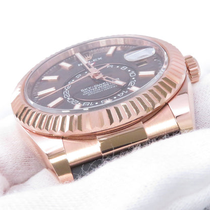 ROLEX Sky-Dweller W42mm 18K Pink Gold Chocolate Dial326235