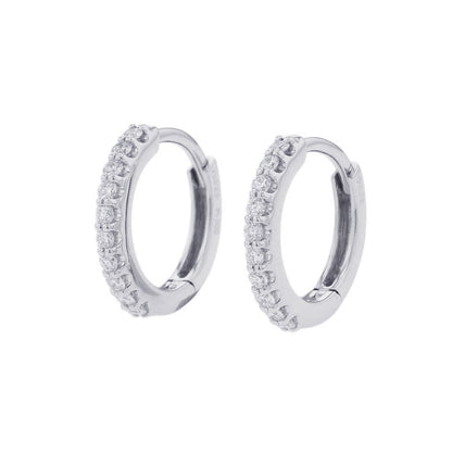 Ponte Vecchio Eterno Family Cerchio Piccolo Latte Earrings Pt999 Pt900