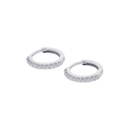 Ponte Vecchio Eterno Family Cerchio Piccolo Latte Earrings Pt999 Pt900