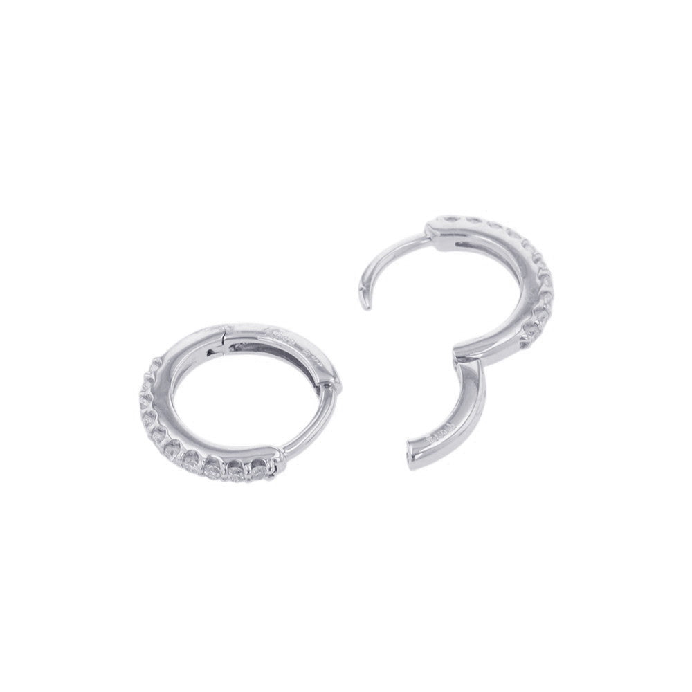 Ponte Vecchio Eterno Family Cerchio Piccolo Latte Earrings Pt999 Pt900