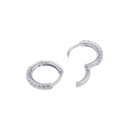 Ponte Vecchio Eterno Family Cerchio Piccolo Latte Earrings Pt999 Pt900