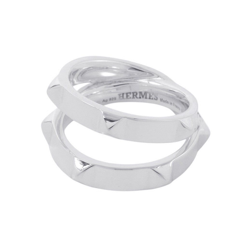 HERMES Crew Do H Ring Size 55/#15 SV925