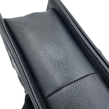 CHANEL Boy Chanel Matelasse ChainShoulder Bag BlackA67086 Caviar Leather Size 25