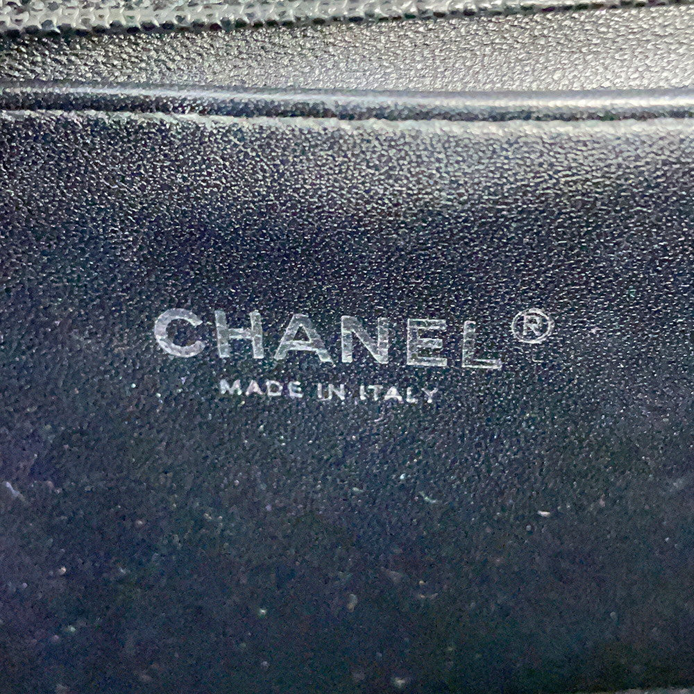 CHANEL Boy Chanel Matelasse ChainShoulder Bag BlackA67086 Caviar Leather Size 25
