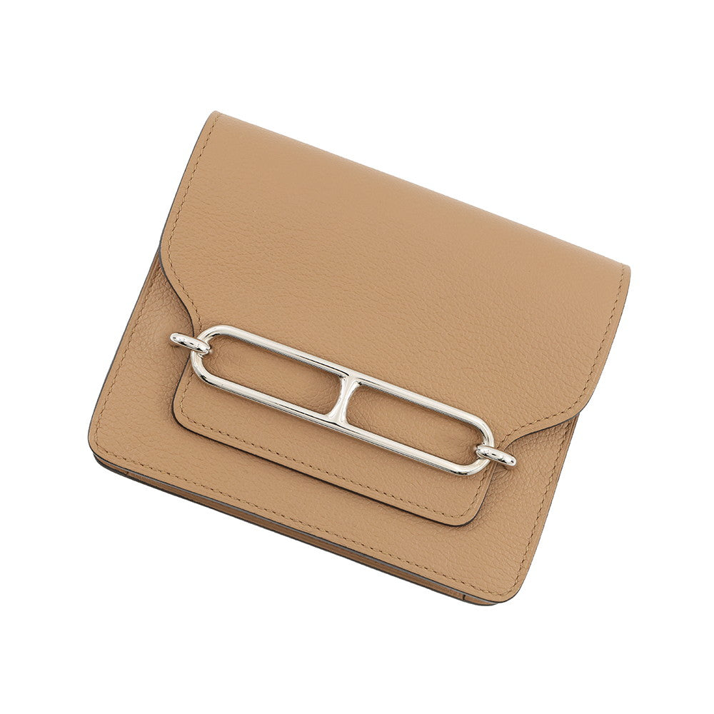 HERMES Roulis Roulis Slim Chai/Lime Evercolor