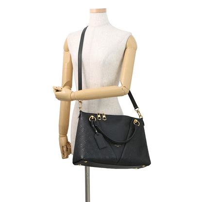 LOUIS VUITTON V Tote NoirM44421 Monogram Empreinte Leather Size MM