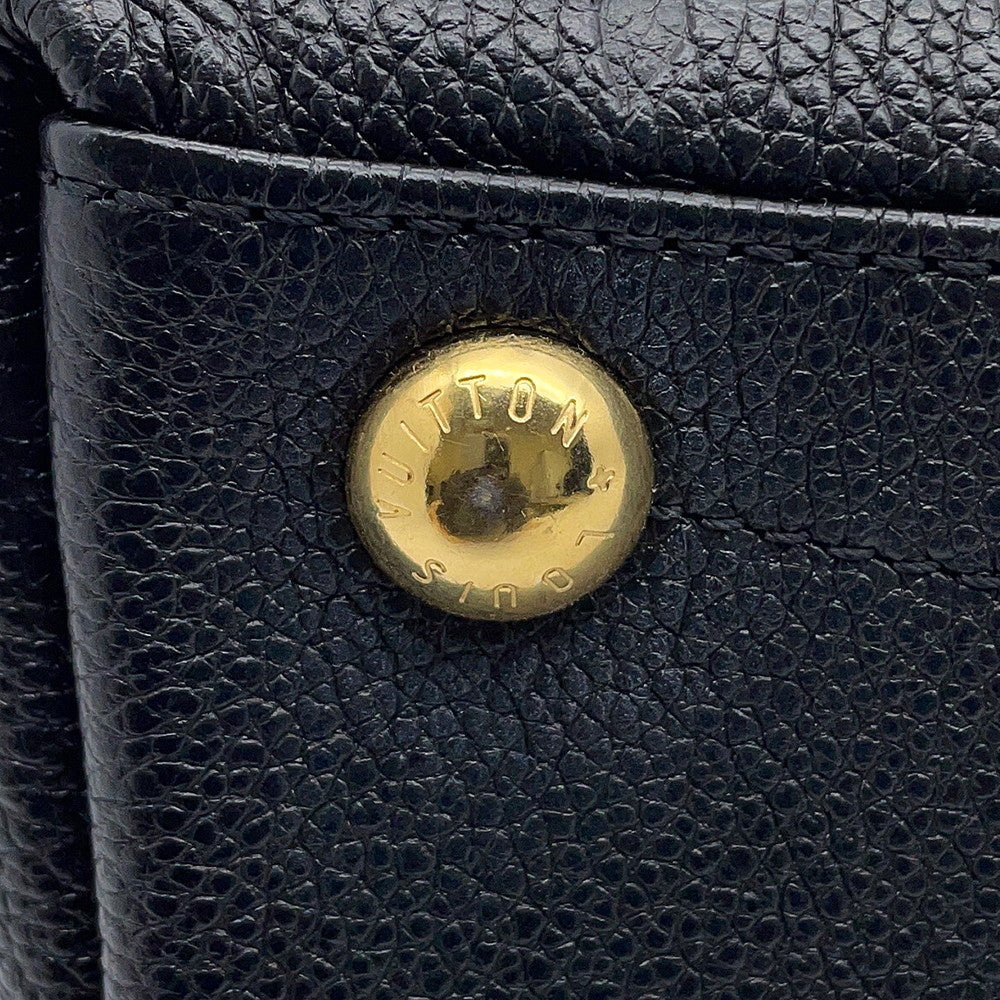 LOUIS VUITTON V Tote NoirM44421 Monogram Empreinte Leather Size MM