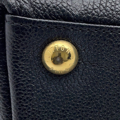 LOUIS VUITTON V Tote NoirM44421 Monogram Empreinte Leather Size MM