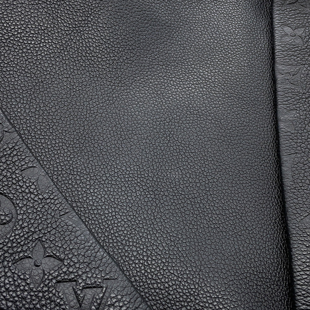 LOUIS VUITTON V Tote NoirM44421 Monogram Empreinte Leather Size MM