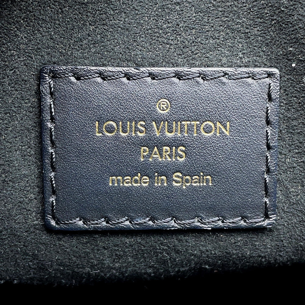 LOUIS VUITTON V Tote NoirM44421 Monogram Empreinte Leather Size MM