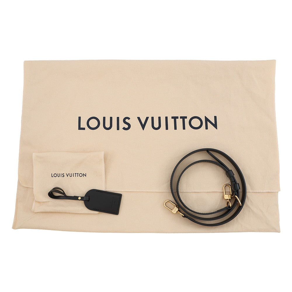 LOUIS VUITTON V Tote NoirM44421 Monogram Empreinte Leather Size MM