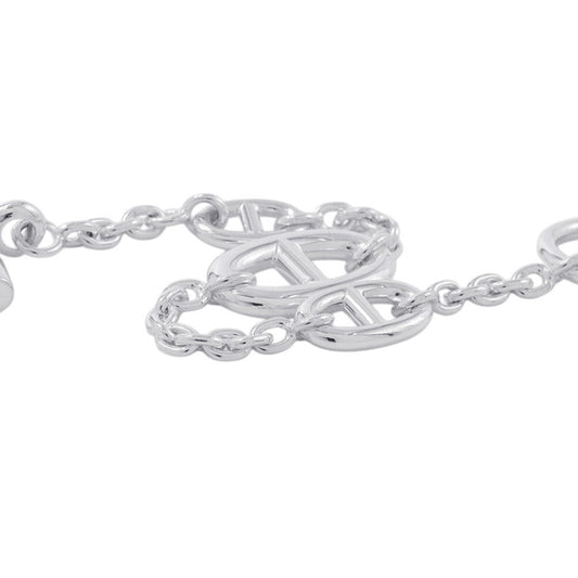 HERMES Chaine d'Ancre Farandole Bracelet Size SH SV925