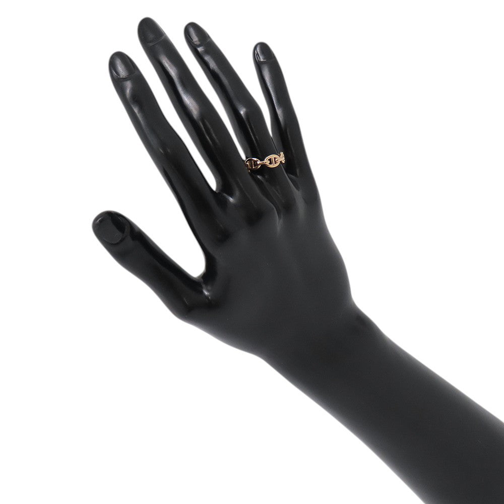 HERMES Chaine d'Ancre Anchene Ring Size PM/50/#10H110025B 00050 18K Pink Gold
