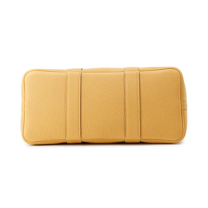 HERMES Garden Party Paille Negonda Leather Toile Officier Size TPM