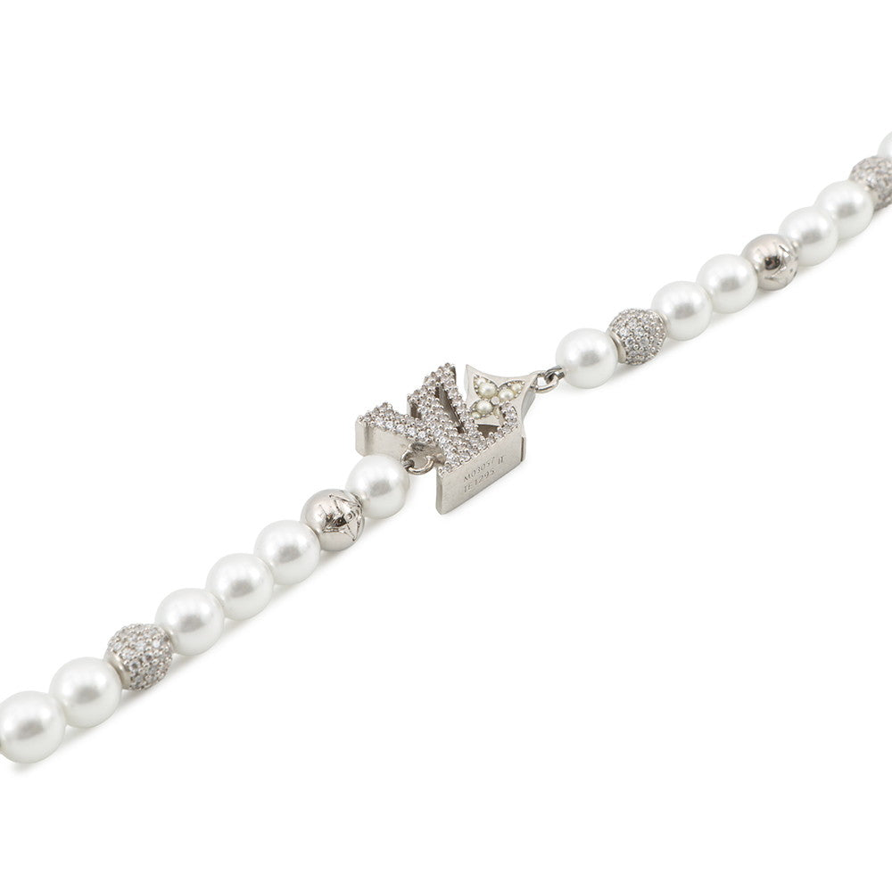 LOUIS VUITTON LV Dandy Bracelet SilverM03057 Metal Rhinestone