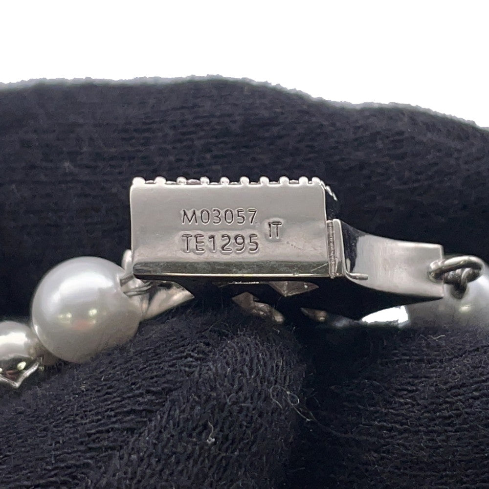 LOUIS VUITTON LV Dandy Bracelet SilverM03057 Metal Rhinestone