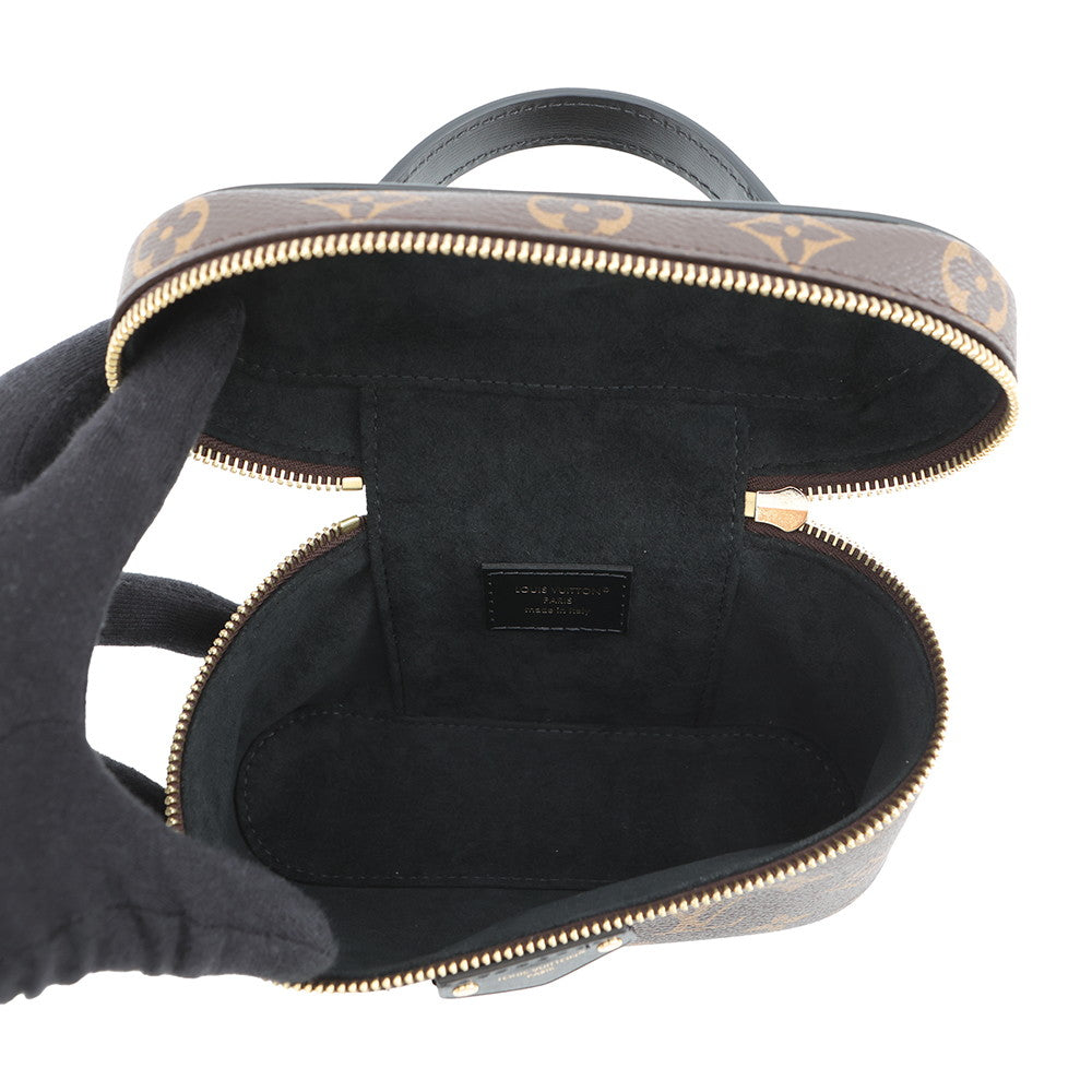 LOUIS VUITTON Vanity Chain Pouch NoirM47125 Monogram Monogram Reverse Canvas