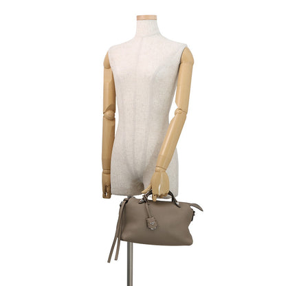 FENDI Selleria Bytheway Greige8BL155 Calf Leather Size Medium