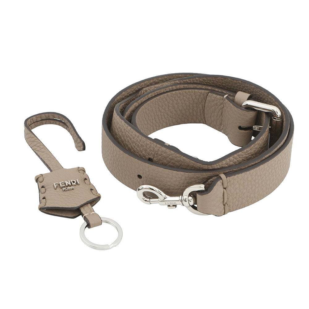 FENDI Selleria Bytheway Greige8BL155 Calf Leather Size Medium