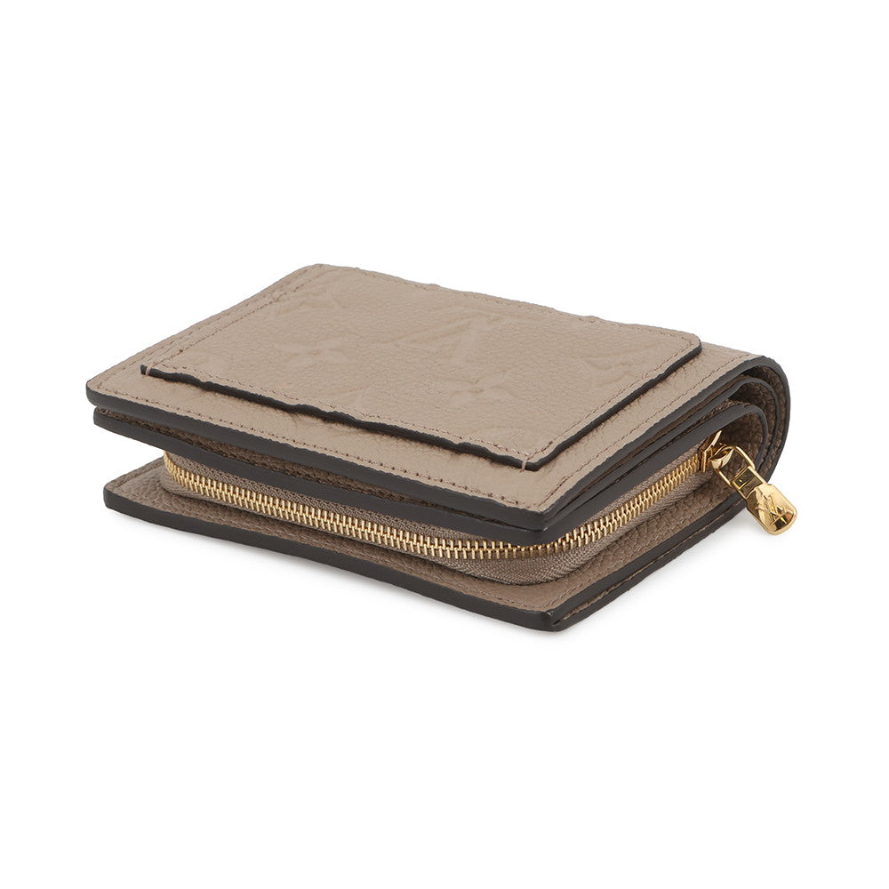 LOUIS VUITTON Portefeuille Clare TourterelleM80152 Monogram Empreinte Leather