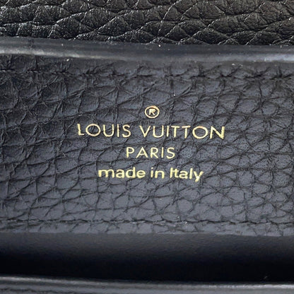 LOUIS VUITTON Capucines NoirM56071 Taurillon Leather Size MINI