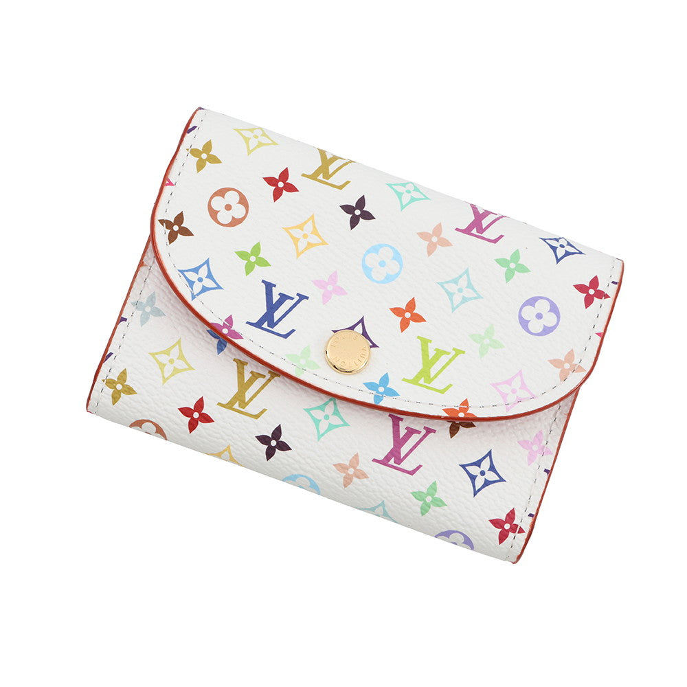 LOUIS VUITTON LV × TM Rosalie Coin Purse WhiteM13399 Monogram・Multicolor