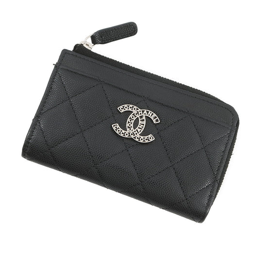 CHANEL Matelasse Card Case BlackAP3836-B15620-94305 Caviar Leather