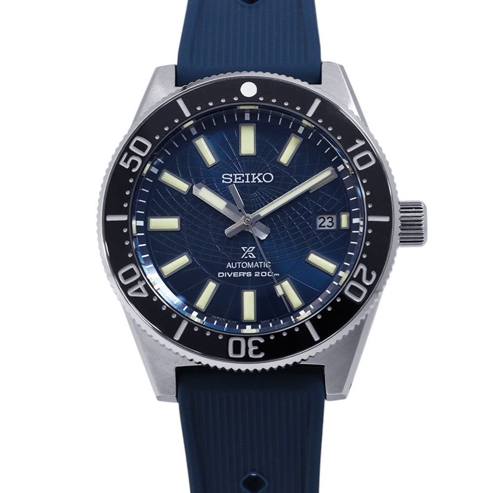 SEIKO Prospex 1965 Mechanical Diver's Modern Design Save the Ocean Limited Edition W41.3mm Stainless Steel Silicon Blue DialSBDX053