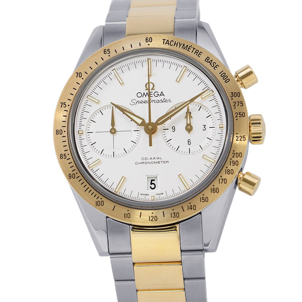 OMEGA Speedmaster '57 Co-Axial Chronograph W41.5mm Stainless Steel K18YG Silver Dial331.20.42.51.02.001