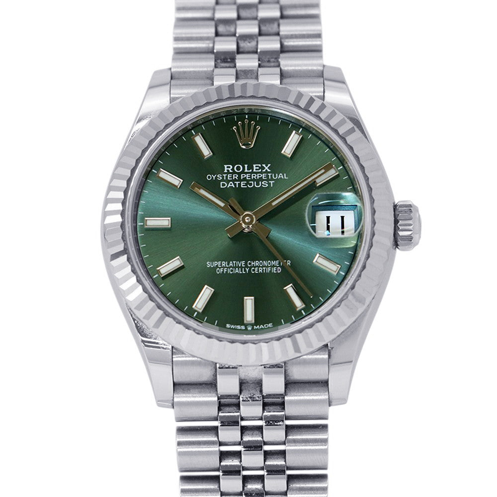 ROLEX Datejust 31 W31mm Stainless Steel K18WG Mint Green Dial278274