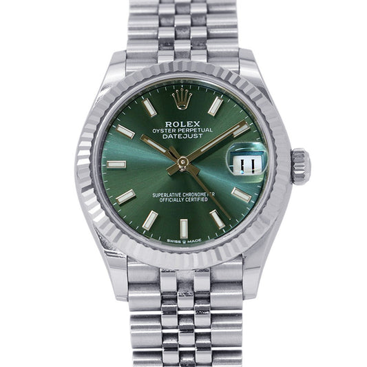 ROLEX Datejust 31 W31mm Stainless Steel K18WG Mint Green Dial278274