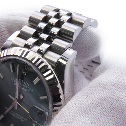 ROLEX Datejust 31 W31mm Stainless Steel K18WG Mint Green Dial278274
