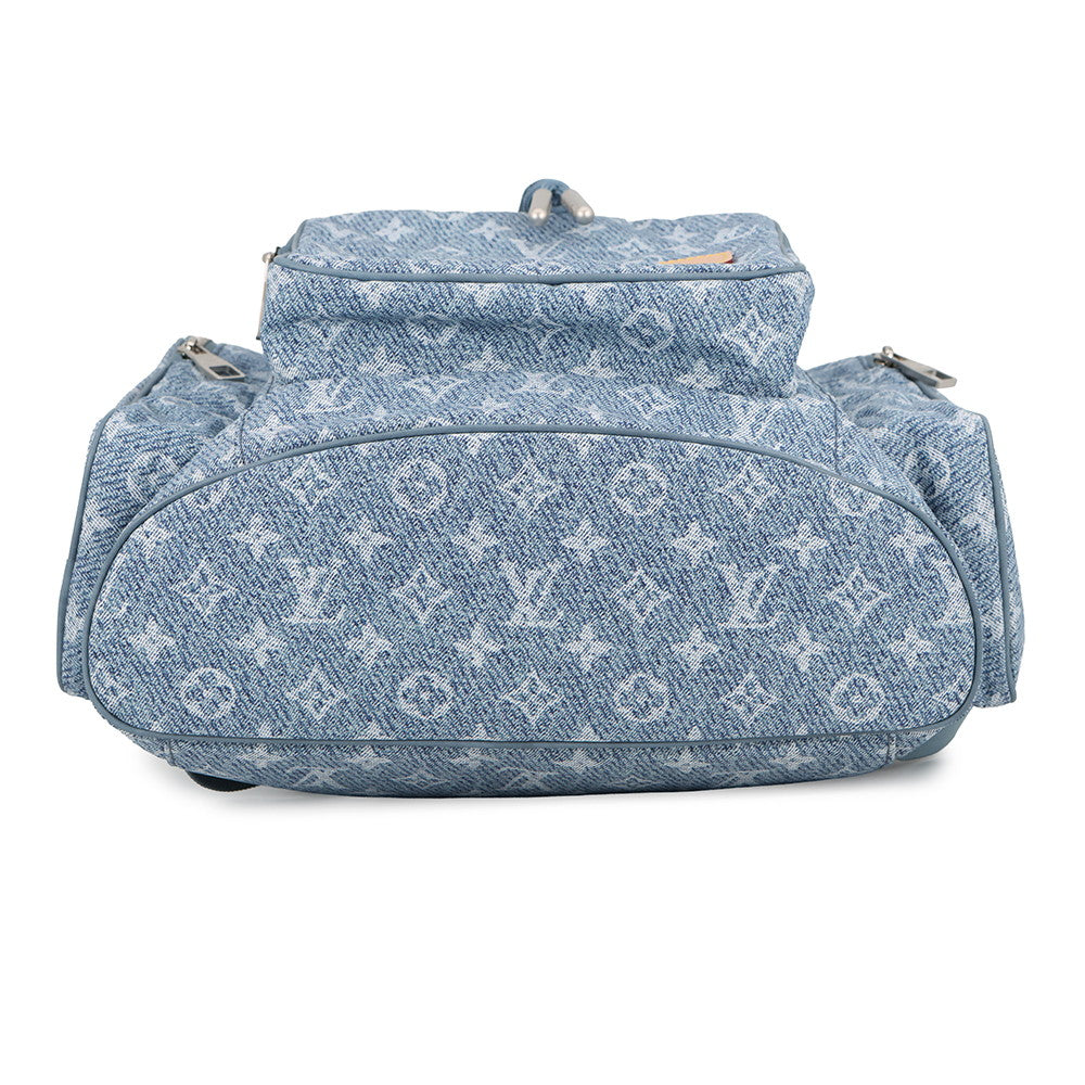 LOUIS VUITTON LV SKI Christopher Cargo BlueM26909 Digital print, Nylon Denim Leather