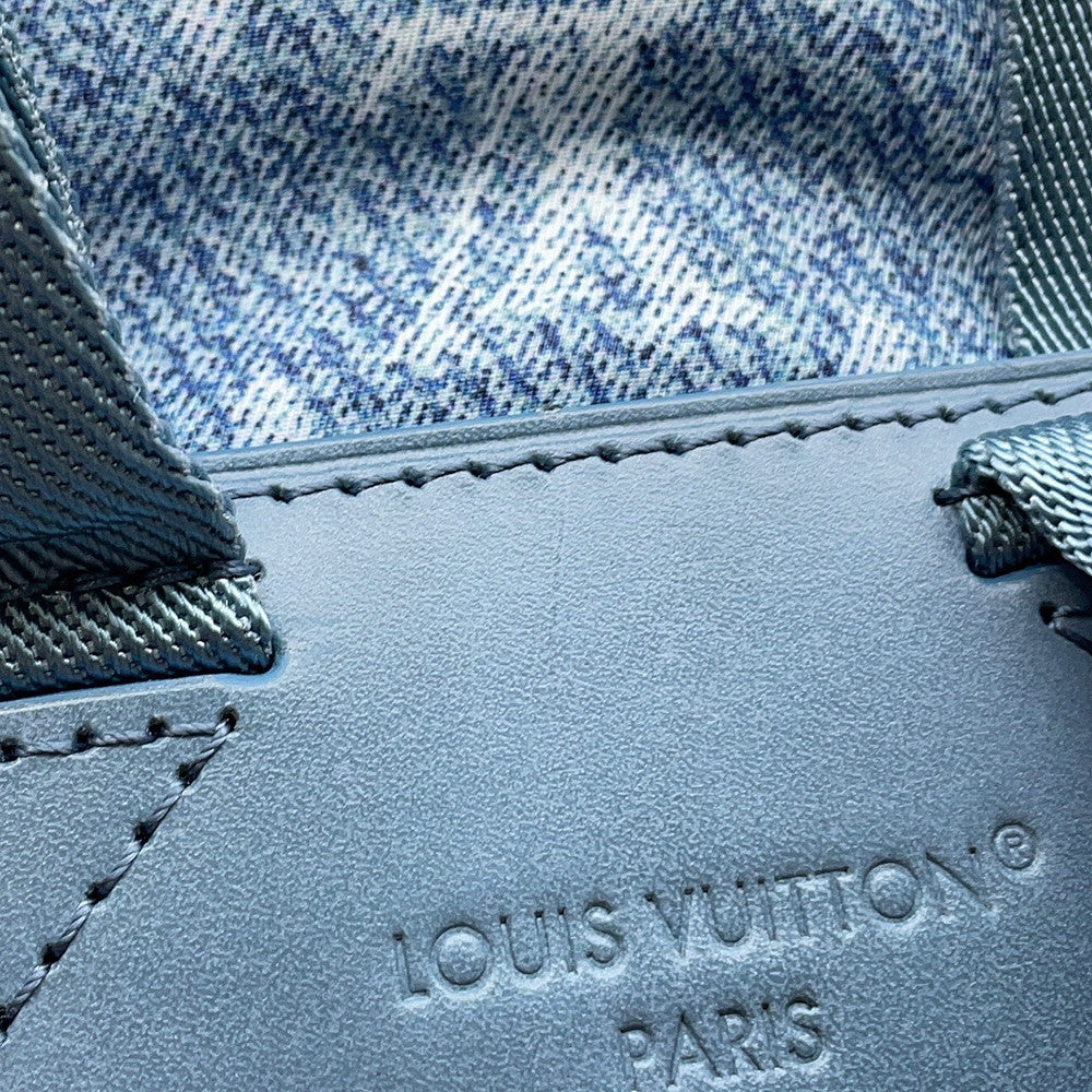 LOUIS VUITTON LV SKI Christopher Cargo BlueM26909 Digital print, Nylon Denim Leather