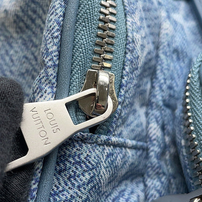 LOUIS VUITTON LV SKI Christopher Cargo BlueM26909 Digital print, Nylon Denim Leather