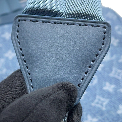 LOUIS VUITTON LV SKI Christopher Cargo BlueM26909 Digital print, Nylon Denim Leather