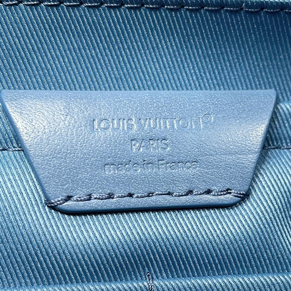 LOUIS VUITTON LV SKI Christopher Cargo BlueM26909 Digital print, Nylon Denim Leather