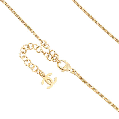 CHANEL CC Logo NecklaceABD016 Metal Rhinestone