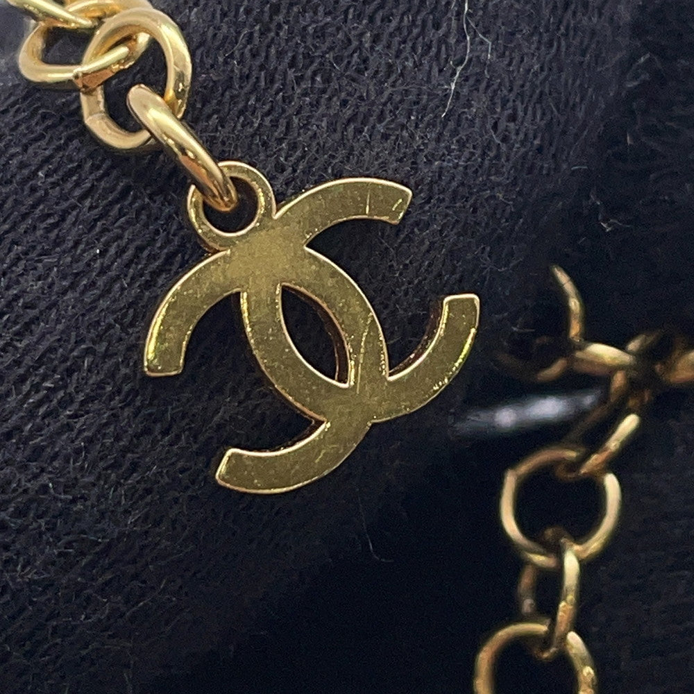 CHANEL CC Logo NecklaceABD016 Metal Rhinestone