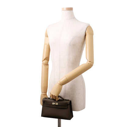 HERMES PochetteKelly Vertroden Swift Leather