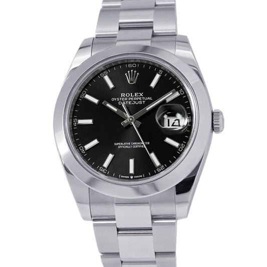 ROLEX Datejust 41 W41mm Stainless Steel Black Dial126300