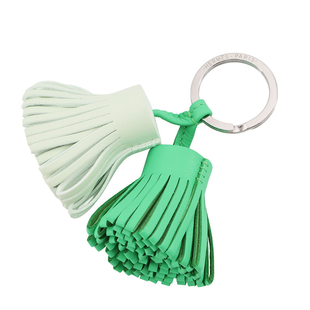 HERMES Carmen Unodos Vert Fizz/Vert Comic Lambskin