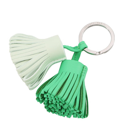 HERMES Carmen Unodos Vert Fizz/Vert Comic Lambskin