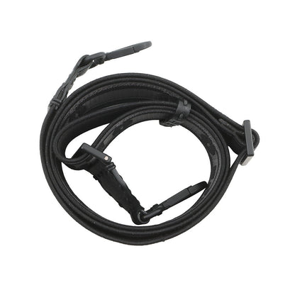 FENDI Strap You Black/Gray8AV444 Leather Canvas